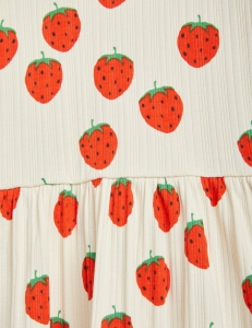 Preview: MINI RODINI Kleid Strawberries - offwhite
